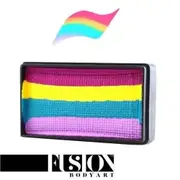 Fusion Body Art Face Painting Split Cake 30g - Spring Rainbow