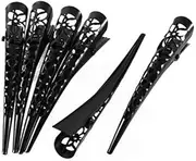 Single Spring Hollow Out Hair Clips Alligator Barrette Beak Duckbill Women, Unisex, 6 Pcs Black by Uptell