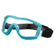 Safety Glasses, Anti-Fog Protective Work Goggles for Industrial Lab, Lake Blue