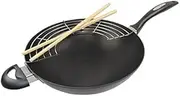 [Scanpan] Evolution Wok Pan, 32 cm Size, Black