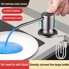 Brushed Nickel Sink Soap Dispenser Rust-resistant Countertop Soap Pump