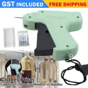 1000 Glue Needles+5 Clothes Garment Price Label Tagging Tags Gun Machine+Needles