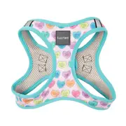 FuzzYard Candy Hearts Step In Dog Harness Pink