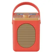 Majority Little Shelford Bluetooth & Dab Radio With Bluetooth-red