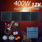 12V 400W Folding Solar Panel Blanket 400 Watt Flexible Mono Mat Kit With Legs AU