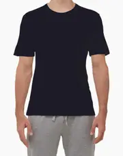 Mens Bamboozld Navy Blue Bamboo Cotton Sleep Tee PJS Pyjamas