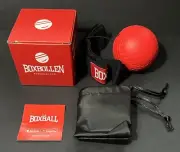 New Boxball Reflex Punching Ball Fitness Game With Headband & QR Code App