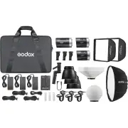 Godox ML-KIT2 Bi-Colour 3-Head LED Light Kit - 1 x ML60 & 2 x ML30