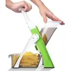 Safe Mandoline Slicer for Kitchen Professional Vegetable Chopper With Contain...