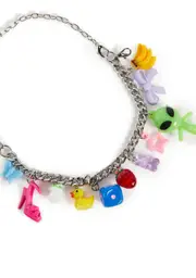 [Dolls Kill] Whimsical Trinkets Chain Choker (Fairfax)