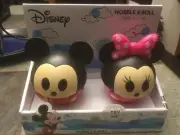 DISNEY MICKEY & MINNIE MOUSE WOBBLE & ROLL W SOUND + NIB W ON/OFF SWIT & BATTERI