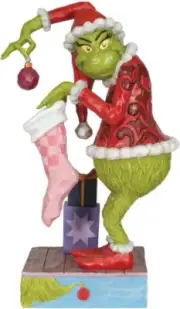 Jim Shore Dr. Seuss Grinch Stealing Ornament Figurine #6010781