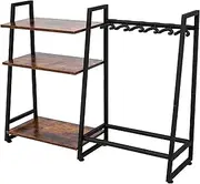 Multi-Guitar and Amp Stand, Guitar Rack for 4 to 6 Guitars, Adjustable, Finish Friendly. Guitar Stands Floor, Arzuza Music.