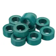 10Pcs Ferrite Toroid Core, Toroid Core 1.1"ODx0.6"IDx0.5"H Ferrite Rings, Green