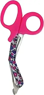 Novelty Nurse 18cm Hot Pink Bandage Scissors with Flower Blade Design…