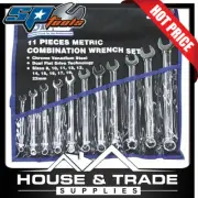 SP Tools Spanner Set 11 Piece Metric Combination Wrench SP10011