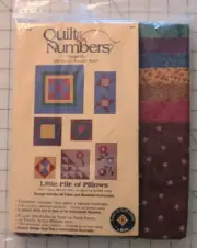 Dritz Quilt By Numbers #3910 Little Pile Of Pillows 7pc Mini Pillows Kit