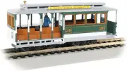 NEW Bachmann 60536 Green & Gray - Cable Car w/ Grip Man HO Scale FREE US SHIP