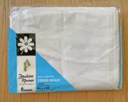 Vintage Penney Fashion Manor Quality Cotton Muslin Flat Sheet NOS Full Double