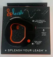 Spleash Dog Water Leash Hookup Pet Walking Companion New Black Orange