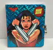 DC Wonder Woman Shiny Foil Lock and Key Diary (NEW)