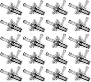 Binxind 20Pcs Universal Motorcycle Right Angle Inline Fuel Filter 1/4 Inch 6mm Hose Lines for