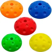 Balancing Stones | Pack of 5 Fun Stepping Balance Non-Slip Beams for Children from 3-5 Years, Children's Sports Game for Outdoor, Indoor, Garden, Home, Park, Nursery, 7.8 x 7.8 x 3.35 Inches