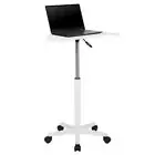 Flash Furniture Mobile Adjustable Laptop Desk in White