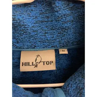 Hilltop 吸濕快乾Zisofit保暖 男士刷毛外套 全新 M 藍 （原價4580元）