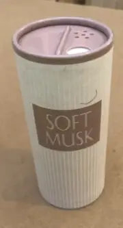 Avon Discontinued Soft Musk Perfumed Talc Powder 1.4oz New Sealed