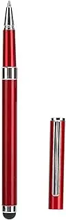 High Sensitivity Stylus Pen in Four Colors for Multiple Smart Phone Tablet, Writing Drawing Note Taking Two in one Silicone Stylus Pens for Touch Screens(Red wine)