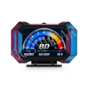Smart Car Digital OBD2 GPS Speedometer HUD Head Up Display KMH Speed RPM Alarm (for: Honda Civic)