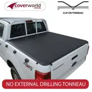 Ford Ranger Tonneau Cover Dual Cab With New Headboad (Check Image) - Clip on Cover