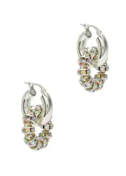 Pearl Octopuss.y Les Créoles Petite Sterling Silver Hoop Earrings ONE SIZE