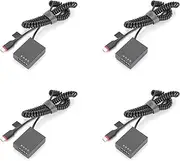 Binxind 4X Type USB C NP-W126S Dummy Battery DC Power AC Adapter for X-T1 X-S10 X-T30 II X-T20 X-T10 Camera Charger