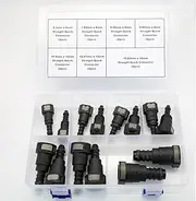 KRD PERFORMANCE 14PCS Assorted Fuel Line Quick Release Connector Kit