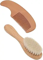 Baby Brush and Comb Set Multifunction Composite Wood Wool Hair Style Men Baby Bath