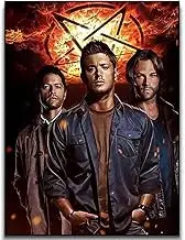 5D Diamond Painting Kits for Adults Supernatural TV Show Gift Full Drill DIY Diamond Art for Adults Beginners Picture Art Crystal Painting for Home Wall Decor (20x28 inch)