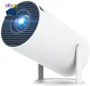 Mini Projector 4K 1080P Supported with Android System, Portable Projector with W