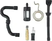 XXUMKL Fit for S-t-i-h-l 017 018 021 023 025 MS170 MS180 M 10 M 30 M 50 Chainsaw Tools 1 Set Oil Pump Worm Rod Oil Hose Fuel Hose Oil Filter