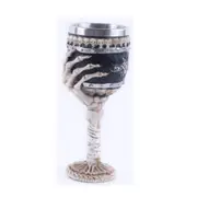 Creative Wine Glass 3D Finger Bones Shape Resin Stainless Steel Goblet