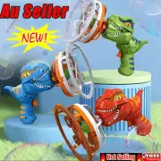 Dinosaur Bubble Gun Automatic Bazooka Soap Water Bubble Machine Toy Electric Fan