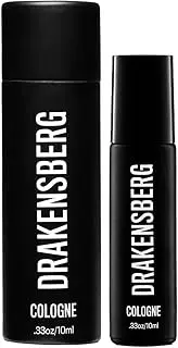 [theo & amelia] Drakensberg Rollerball Cologne for Men | A Bold Scent with Bergamot, Japanese Grapefruit, Patchouli, Cedar and a Subtle Touch of Peppermint. - 10mL Travel-Friendly Rollerball Fragrance