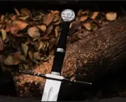 The Witcher 3 Wild Hunt Swords Geralt Of Rivia White Wolf Monster Slayer Sword
