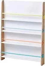 Bookshelf Children Bookcase Painting Book Display Rack Book Holder for Nursery Classroom Narrow Book Shelf Organizer