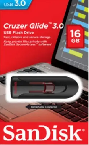 SanDisk 16GB 16G Glide【SDCZ600-016G】SD CZ600 USB3.0 隨身碟