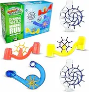 Marble Genius Spinning Wheels - Marble Run Accessory Add-On Set (5 pcs)