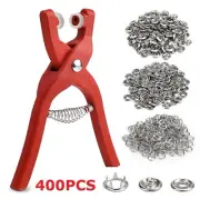 Metal Sewing Buttons Press Stud Button Kit Snap Fastener Snap On Plier Tool