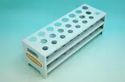 lab iron powder coating test tube rack multiple tubes 23 new