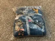 Vera Bradley CAT’S MEOW Fleece Bath Lounge Robe L XL Large XLarge BLUE NWT